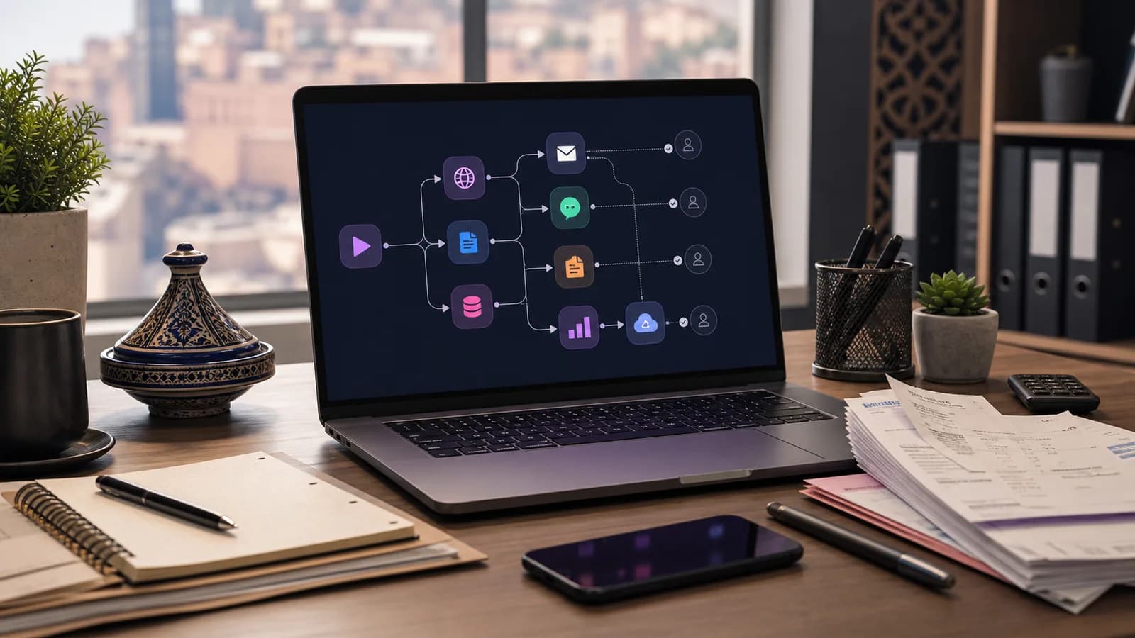 Workflow d'automatisation pour PME marocaine